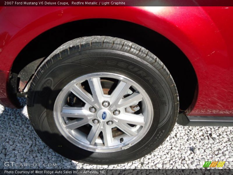 Redfire Metallic / Light Graphite 2007 Ford Mustang V6 Deluxe Coupe