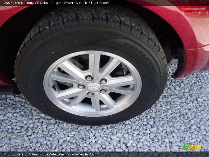 Redfire Metallic / Light Graphite 2007 Ford Mustang V6 Deluxe Coupe
