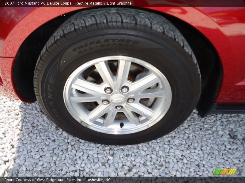 Redfire Metallic / Light Graphite 2007 Ford Mustang V6 Deluxe Coupe