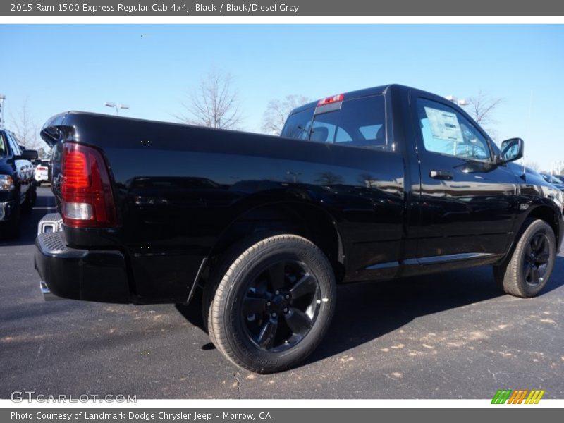 Black / Black/Diesel Gray 2015 Ram 1500 Express Regular Cab 4x4