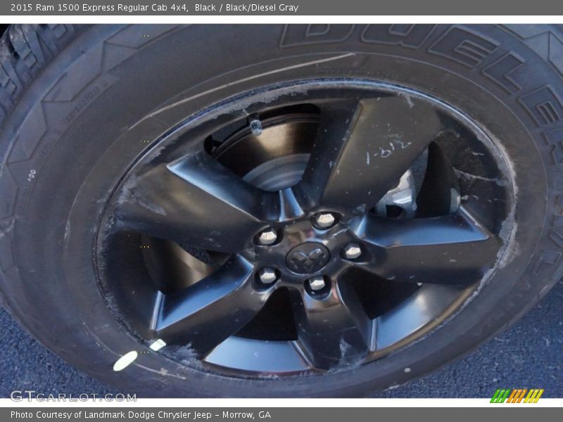 Black / Black/Diesel Gray 2015 Ram 1500 Express Regular Cab 4x4