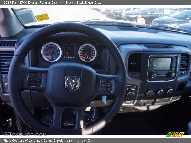 Black / Black/Diesel Gray 2015 Ram 1500 Express Regular Cab 4x4