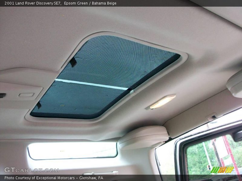 Epsom Green / Bahama Beige 2001 Land Rover Discovery SE7