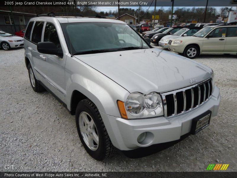 Bright Silver Metallic / Medium Slate Gray 2005 Jeep Grand Cherokee Limited 4x4