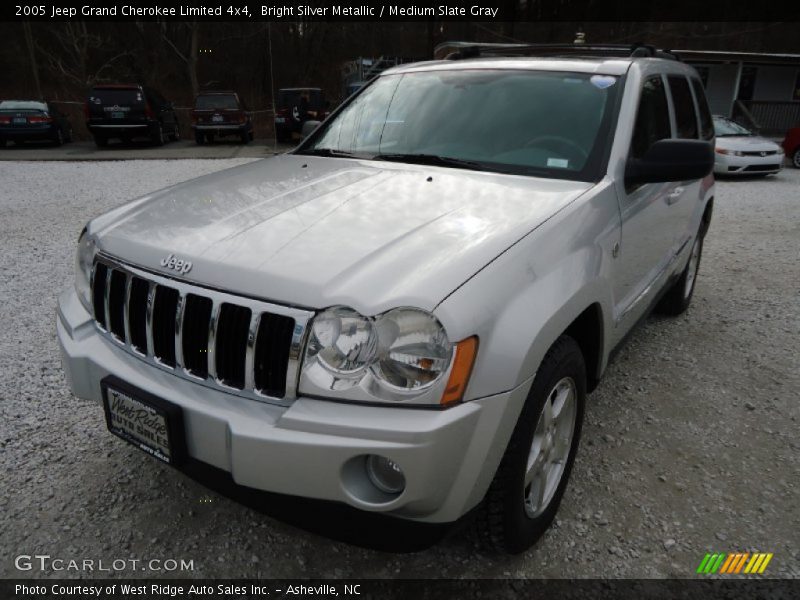 Bright Silver Metallic / Medium Slate Gray 2005 Jeep Grand Cherokee Limited 4x4