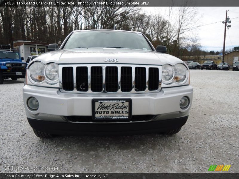 Bright Silver Metallic / Medium Slate Gray 2005 Jeep Grand Cherokee Limited 4x4