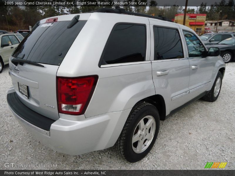 Bright Silver Metallic / Medium Slate Gray 2005 Jeep Grand Cherokee Limited 4x4