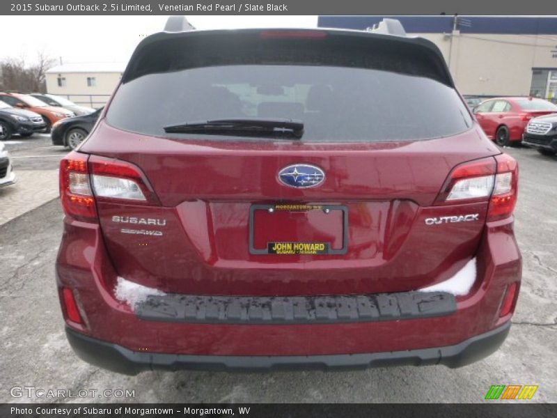 Venetian Red Pearl / Slate Black 2015 Subaru Outback 2.5i Limited