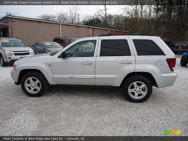 Bright Silver Metallic / Medium Slate Gray 2005 Jeep Grand Cherokee Limited 4x4