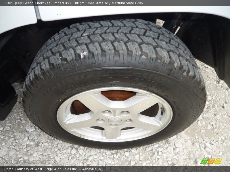 Bright Silver Metallic / Medium Slate Gray 2005 Jeep Grand Cherokee Limited 4x4