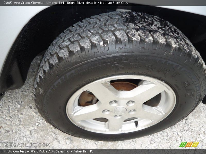 Bright Silver Metallic / Medium Slate Gray 2005 Jeep Grand Cherokee Limited 4x4