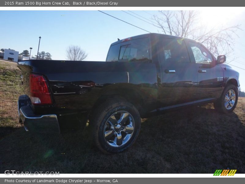 Black / Black/Diesel Gray 2015 Ram 1500 Big Horn Crew Cab