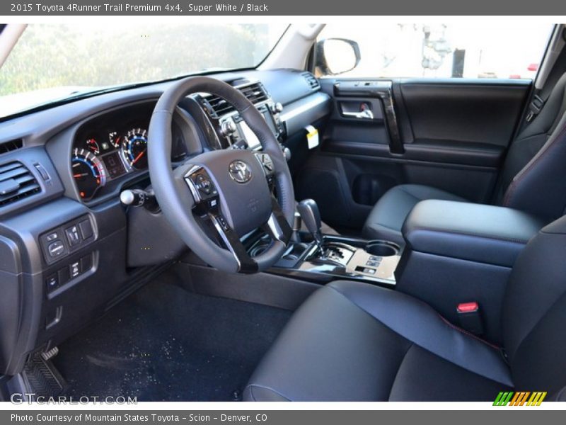 Super White / Black 2015 Toyota 4Runner Trail Premium 4x4