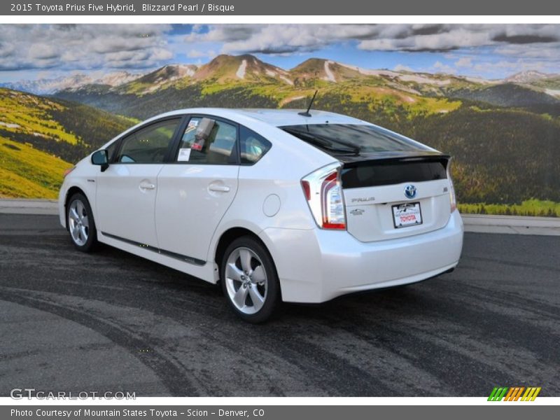 Blizzard Pearl / Bisque 2015 Toyota Prius Five Hybrid