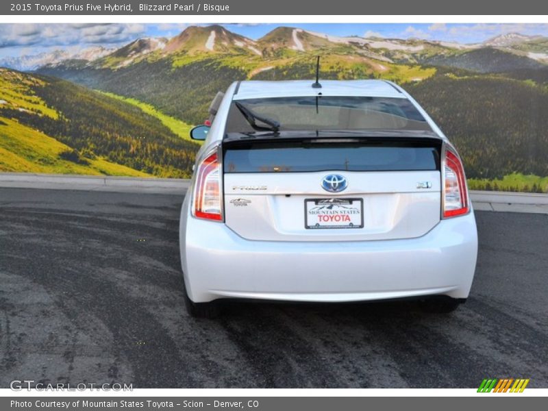 Blizzard Pearl / Bisque 2015 Toyota Prius Five Hybrid