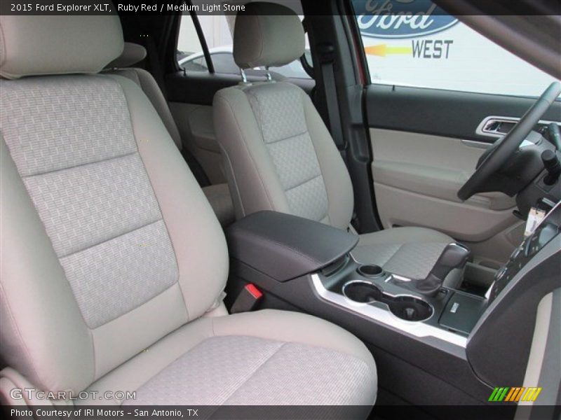 Ruby Red / Medium Light Stone 2015 Ford Explorer XLT