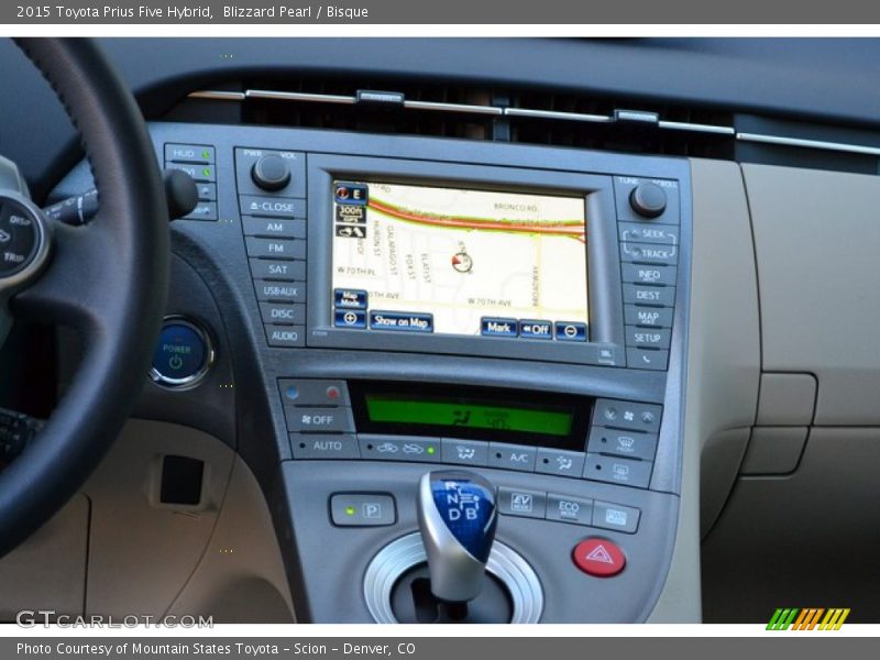 Blizzard Pearl / Bisque 2015 Toyota Prius Five Hybrid