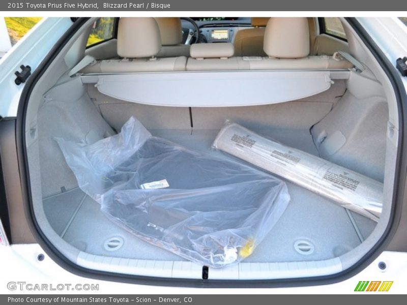Blizzard Pearl / Bisque 2015 Toyota Prius Five Hybrid