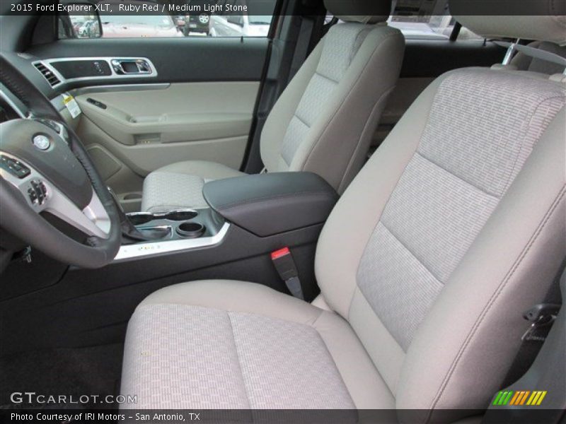 Ruby Red / Medium Light Stone 2015 Ford Explorer XLT