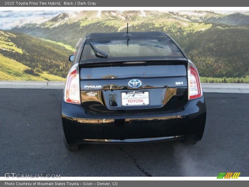 Black / Dark Gray 2015 Toyota Prius Two Hybrid