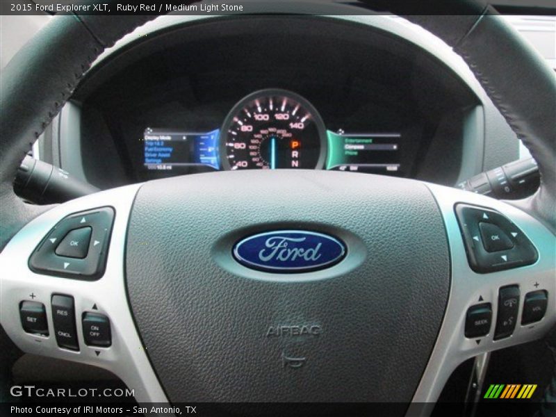 Ruby Red / Medium Light Stone 2015 Ford Explorer XLT