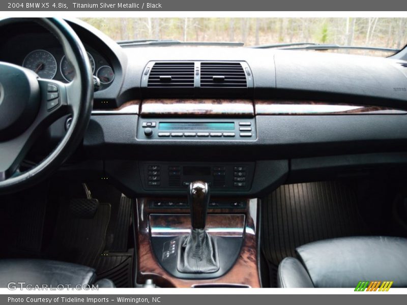 Titanium Silver Metallic / Black 2004 BMW X5 4.8is