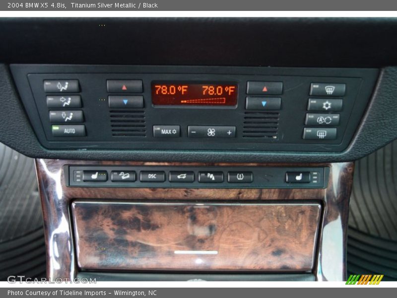 Titanium Silver Metallic / Black 2004 BMW X5 4.8is