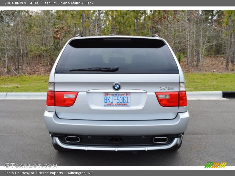 Titanium Silver Metallic / Black 2004 BMW X5 4.8is