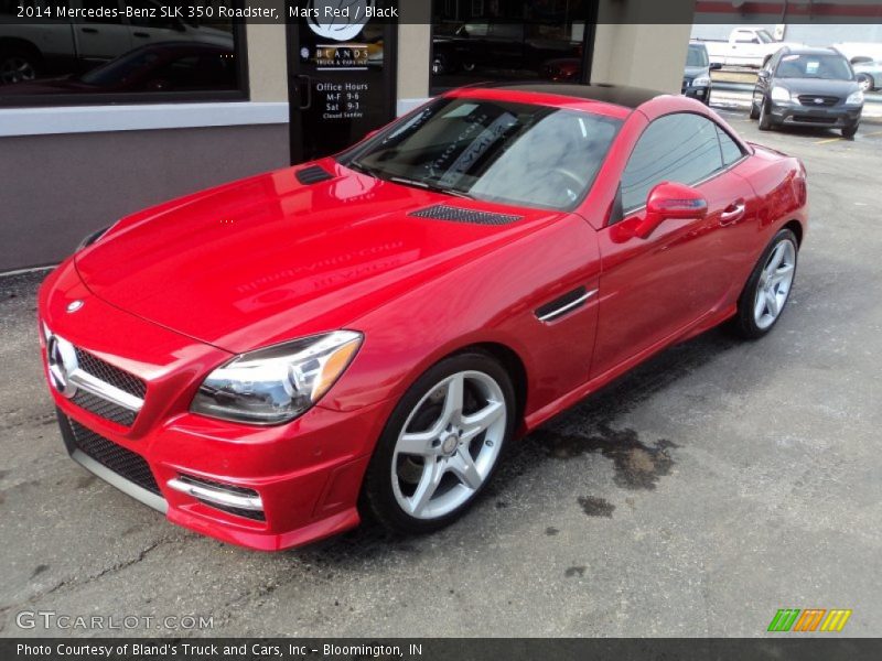 Mars Red / Black 2014 Mercedes-Benz SLK 350 Roadster