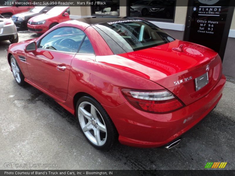 Mars Red / Black 2014 Mercedes-Benz SLK 350 Roadster