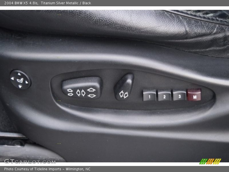 Titanium Silver Metallic / Black 2004 BMW X5 4.8is