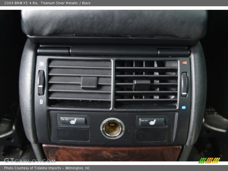 Titanium Silver Metallic / Black 2004 BMW X5 4.8is