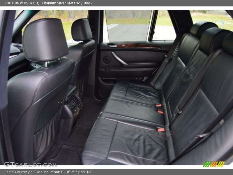 Titanium Silver Metallic / Black 2004 BMW X5 4.8is