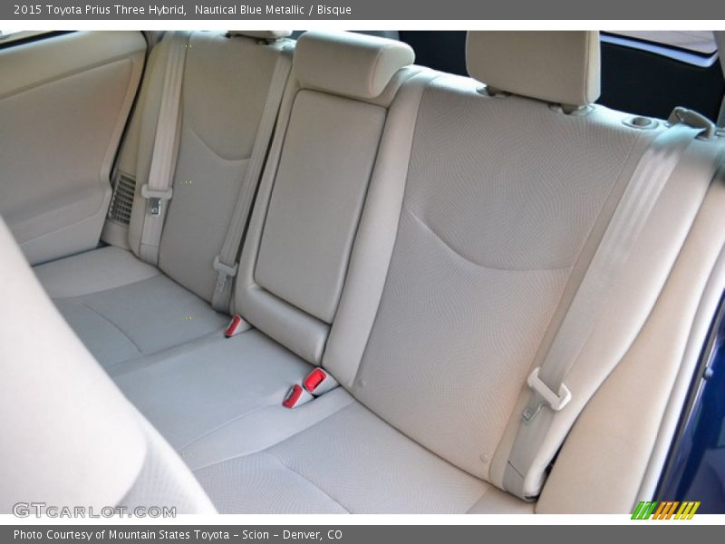 Nautical Blue Metallic / Bisque 2015 Toyota Prius Three Hybrid