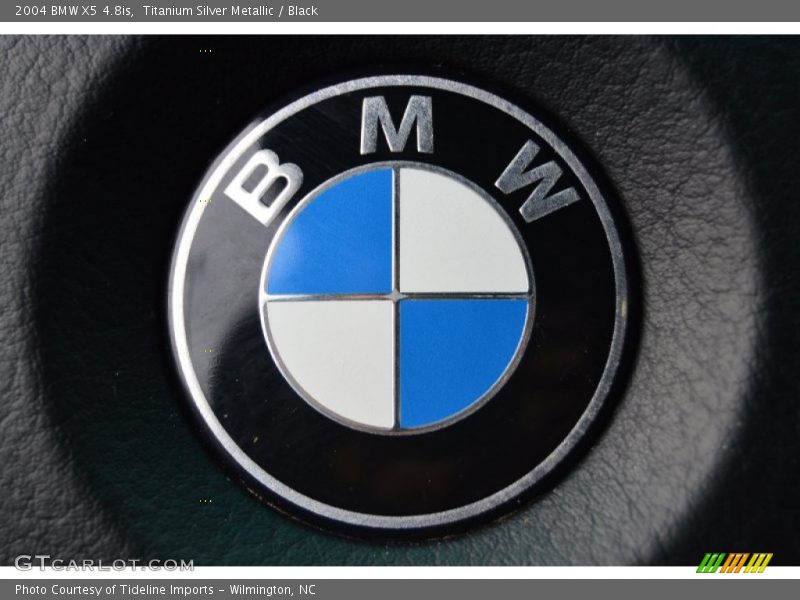 Titanium Silver Metallic / Black 2004 BMW X5 4.8is