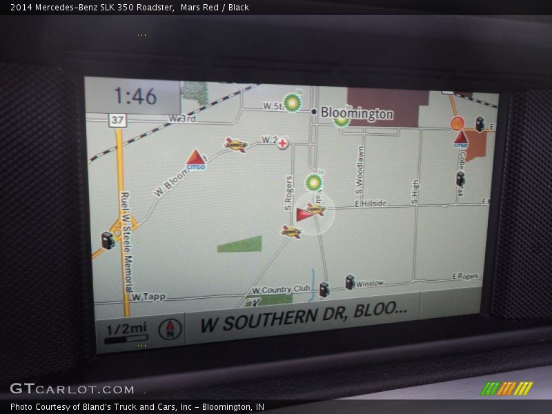 Navigation of 2014 SLK 350 Roadster