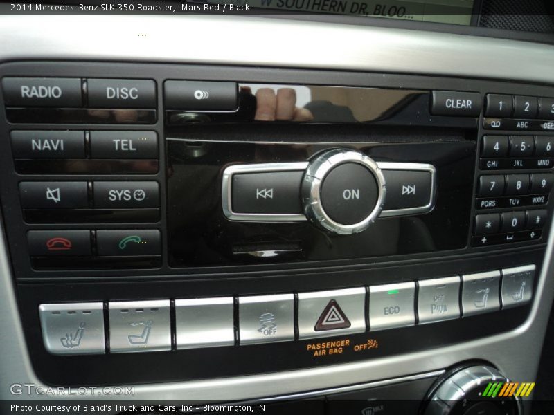 Mars Red / Black 2014 Mercedes-Benz SLK 350 Roadster