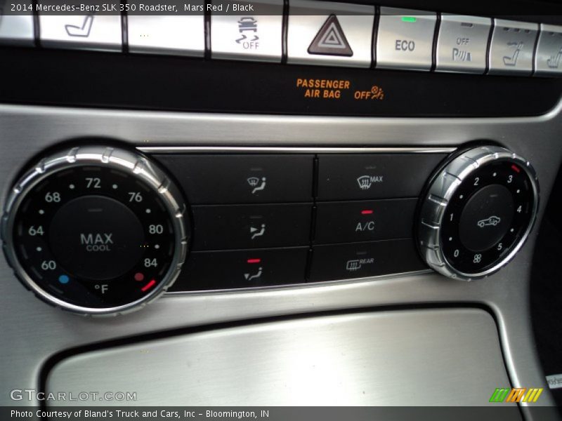Controls of 2014 SLK 350 Roadster