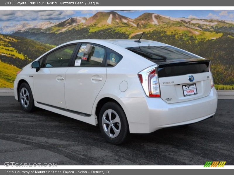 Blizzard Pearl / Bisque 2015 Toyota Prius Four Hybrid