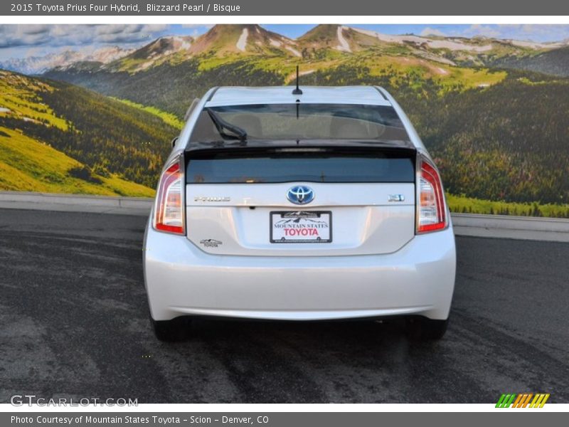 Blizzard Pearl / Bisque 2015 Toyota Prius Four Hybrid