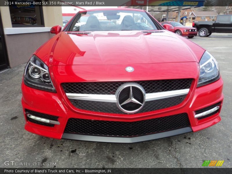 Mars Red / Black 2014 Mercedes-Benz SLK 350 Roadster