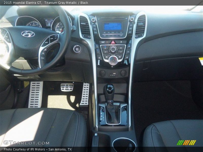 Titanium Gray Metallic / Black 2015 Hyundai Elantra GT