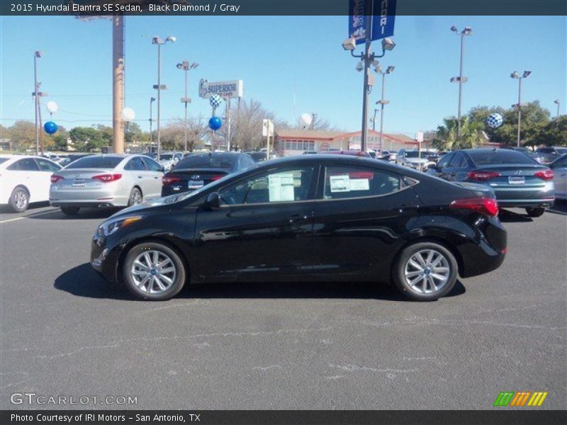 Black Diamond / Gray 2015 Hyundai Elantra SE Sedan