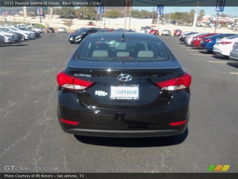 Black Diamond / Gray 2015 Hyundai Elantra SE Sedan