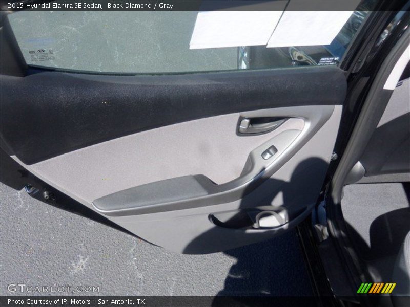 Black Diamond / Gray 2015 Hyundai Elantra SE Sedan