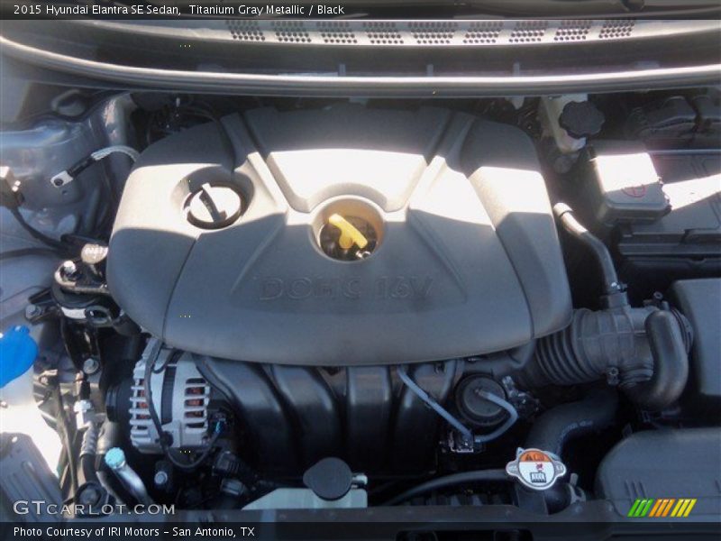 Titanium Gray Metallic / Black 2015 Hyundai Elantra SE Sedan