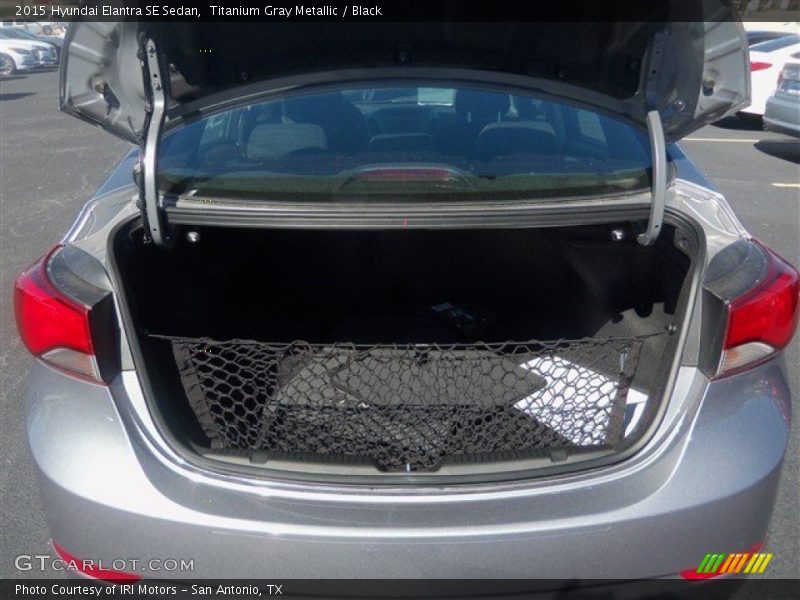 Titanium Gray Metallic / Black 2015 Hyundai Elantra SE Sedan