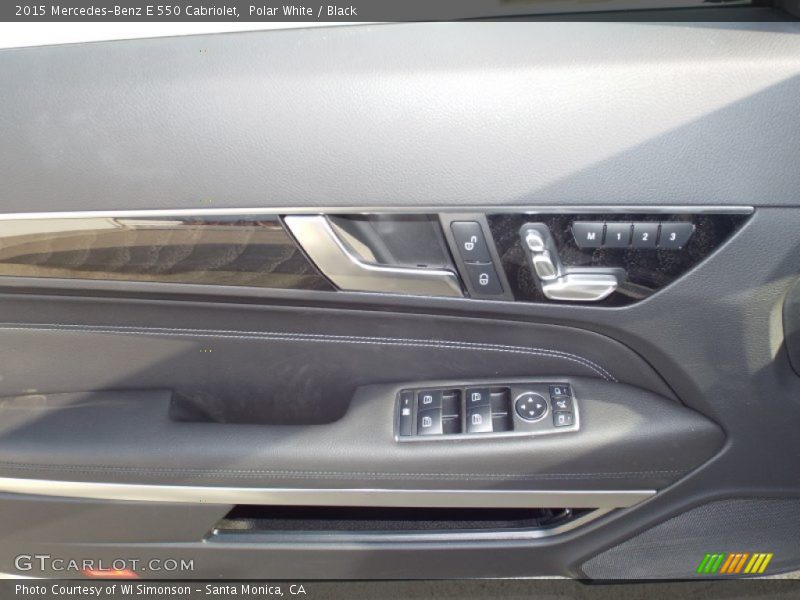 Polar White / Black 2015 Mercedes-Benz E 550 Cabriolet