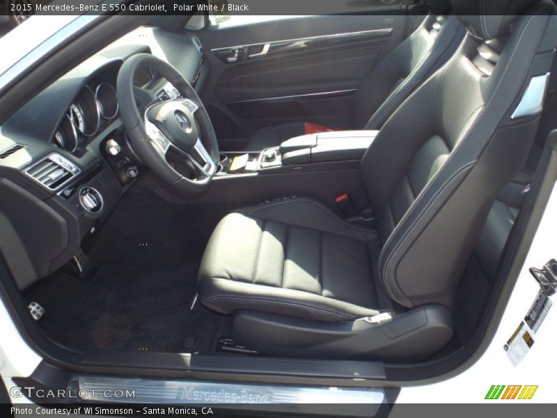 Front Seat of 2015 E 550 Cabriolet