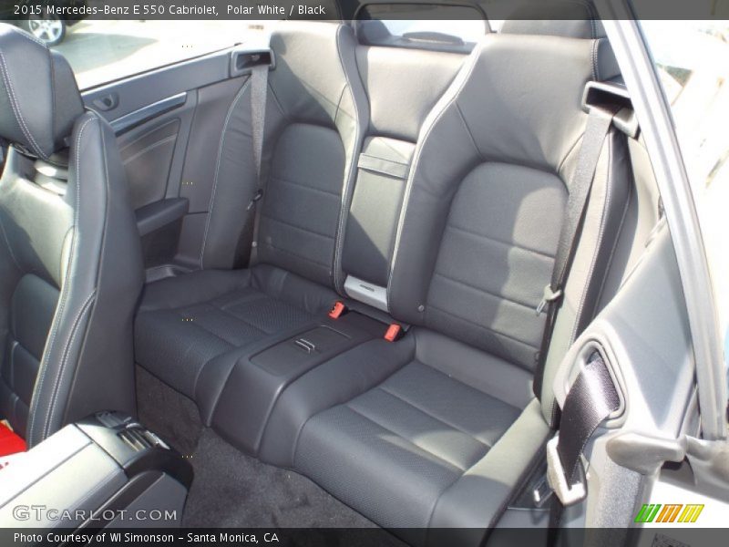 Rear Seat of 2015 E 550 Cabriolet